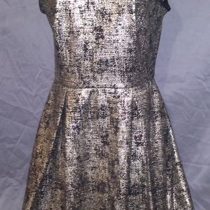 Flashy Black & Gold Soprano Dress size SM